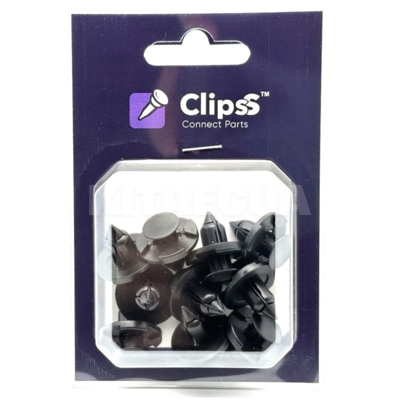 Клипса нажимная на Nissan / Honda / Mitsubishi (компл 10 шт) Clipss (0088)
