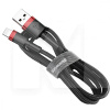 Кабель USB - Lightning 2.4A Cafule 1м черно-красный BASEUS (180290066)