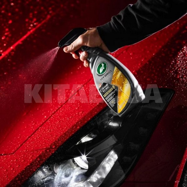 Полироль для кузова 500мл керамический Wet Wax Turtle Wax (53350) - 2