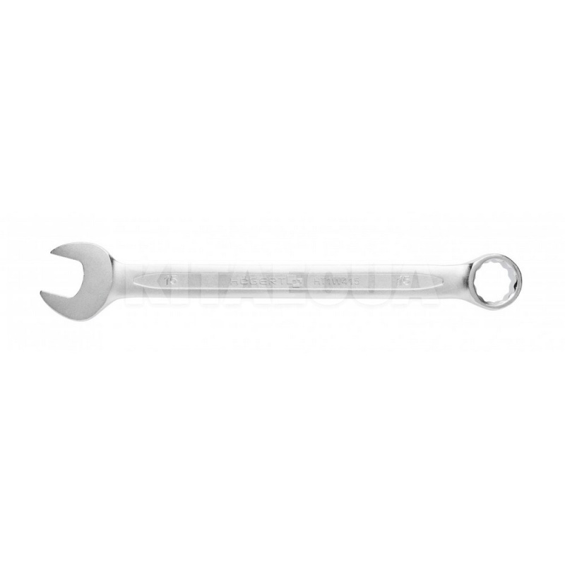 Ключ ріжково-накидний 15 мм HOGERT (HT1W415) - 2