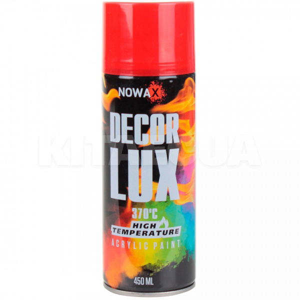 Краска красная 450мл высоко-температурная 370° NOWAX (NX48040)