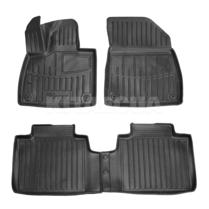 Резиновые коврики в салон ZEEKR 7X (2024-н.в.) Stingray на ZEEKR 7X (5070044)