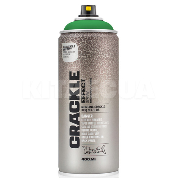 Фарба декоративна ефект розтріскування 400мл EC6000 "patina green" зелена матова Crackle MONTANA (418457-MONTANA)