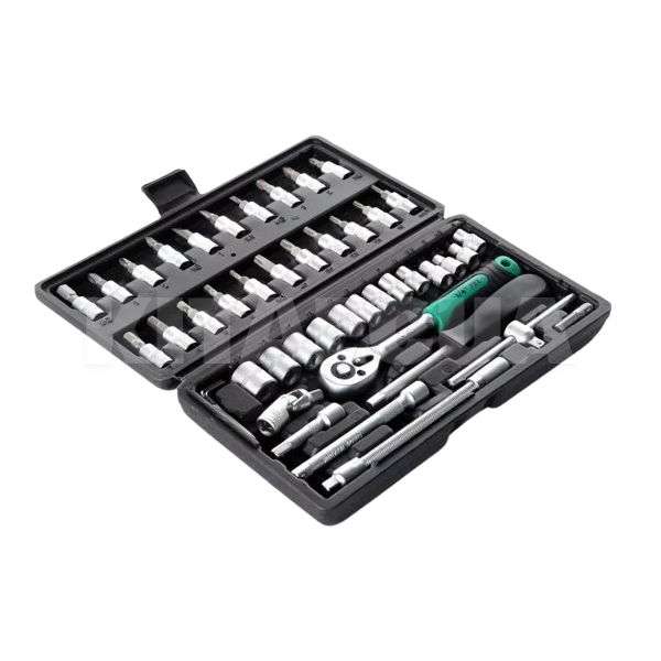 Набор инструментов 1/2" 1/4" 46 предметов СИЛА (252046)