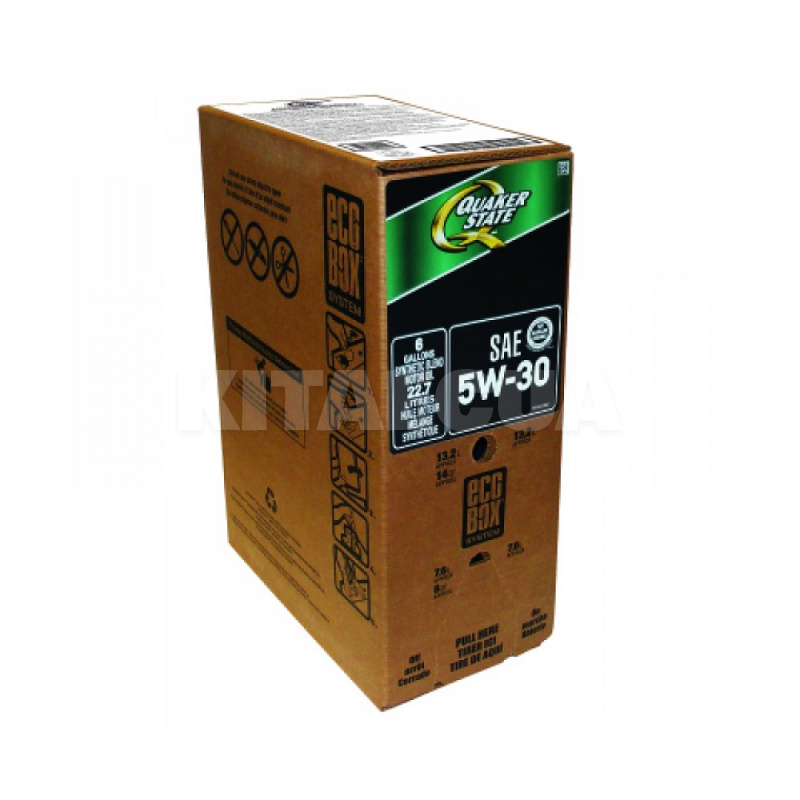 Масло моторне Напівсинтетичне 22.7л 5W30 Ecobox Quaker State (550023662)