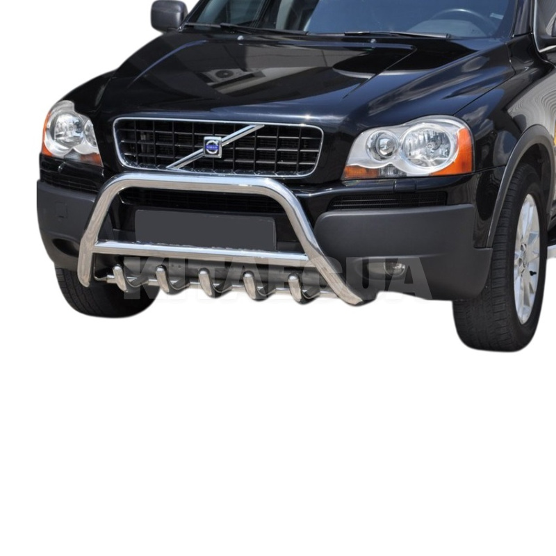 Кенгурятник WT003 Volvo XC90 2002-2014 нержавеющая сталь CAN (dug80853) - 4
