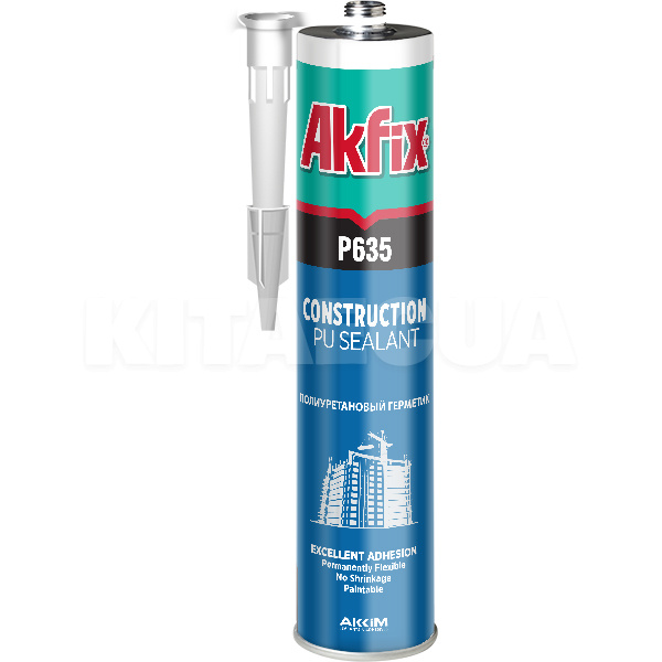 Герметик універсальний 310мл P635 поліуретановий сірий Akfix (AF-AA116)