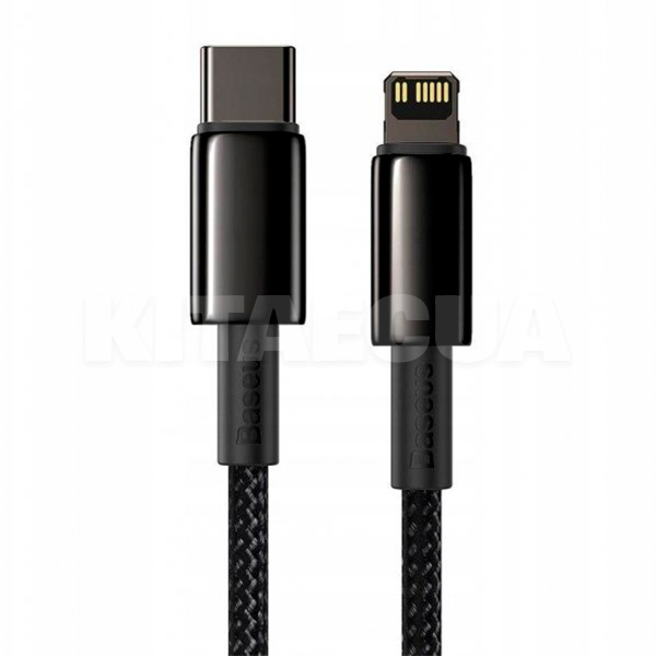 Кабель Type-C - Lightning PD 20W 1м чорний BASEUS (CATLWJ-01) - 3
