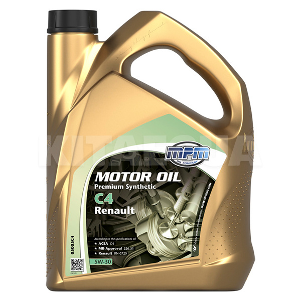 Масло моторное синтетическое 5л 5W-30 C4 Renault MPM (MPM_05005C4)