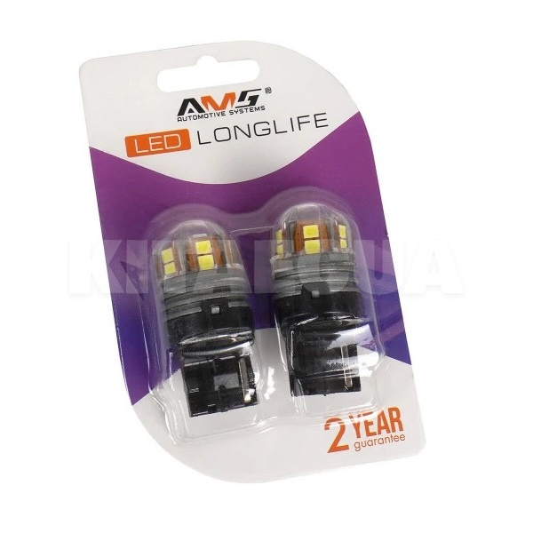 Светодиодная лампа 12V W21W 6000K (компл.) AMS (41311) - 2