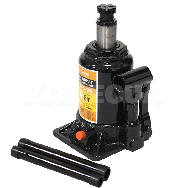 Домкрат гідравлічний пляшковий до 6т (165мм-395мм) LAVITA (LA JNS-26)