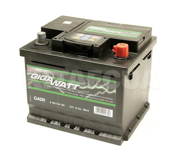 Аккумулятор автомобильный 41Ач 360А "+" справа GIGAWATT (GW 0185754100) - 2