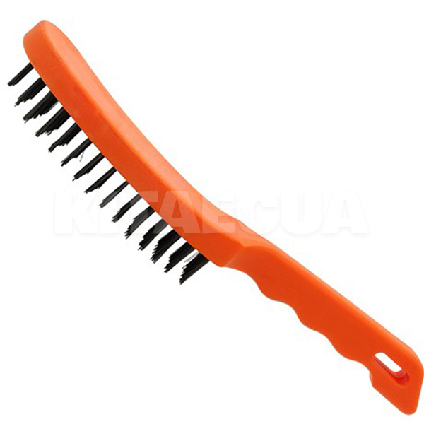 Щітка з металу 6-рядна металева з пластиковою ручкою СТАНДАРТ (SWPH0802) - 2