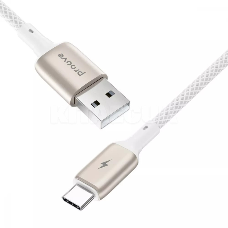 Кабель USB Type-C 2.4A 1м Dense Metal белый PROOVE (504980003) - 5