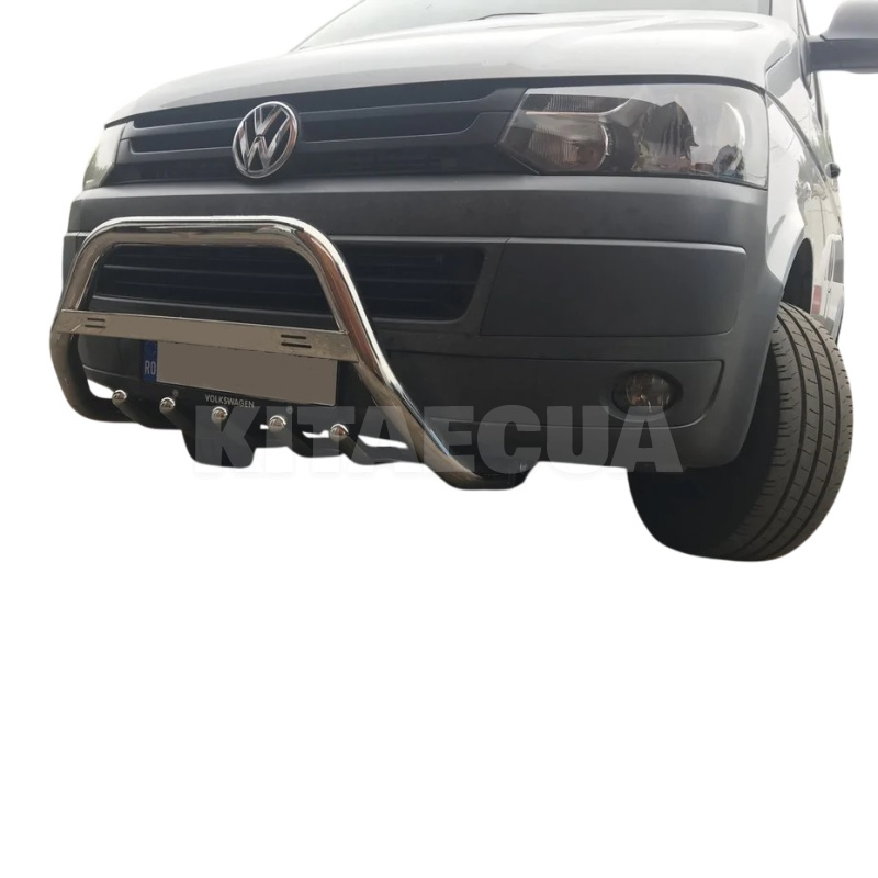 Кенгурятник WT003 Volkswagen Transporter T5 2010-2015 51мм нержавеющая сталь CAN (dd20608) - 3
