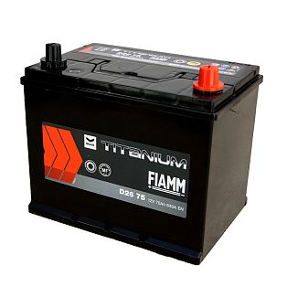 Автомобільний акумулятор Titanium Black 75Ач 640А "+" праворуч FIAMM