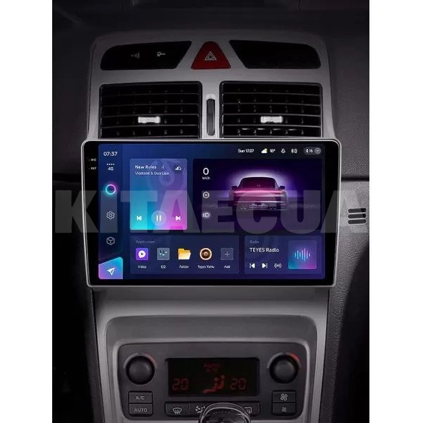 Штатна магнітола CC3 2k 4+32Gb 9" Peugeot 307 1 2001-2008 Teyes (36393) - 2