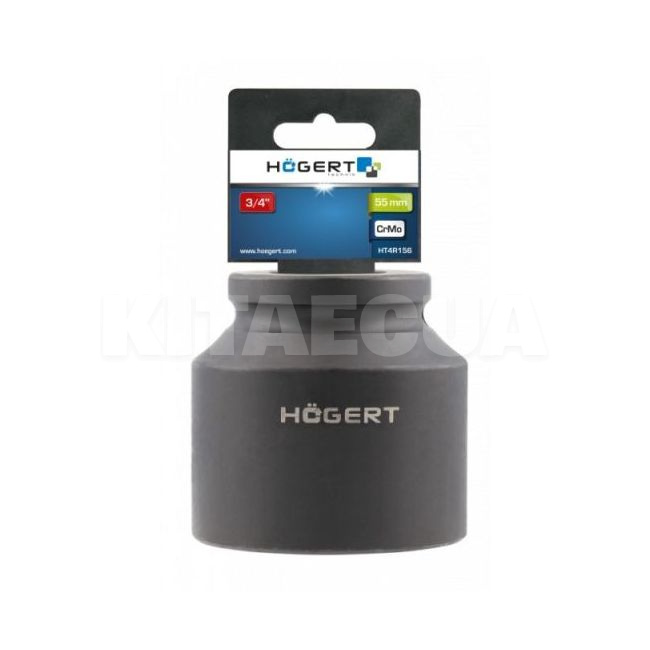 Головка ударная укороченная 55 мм 3/4" HOGERT (HT4R156) - 2
