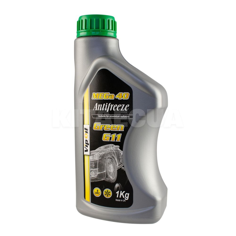 Антифриз зелений 1кг g11 -40°з mega40 VipOil (701366)