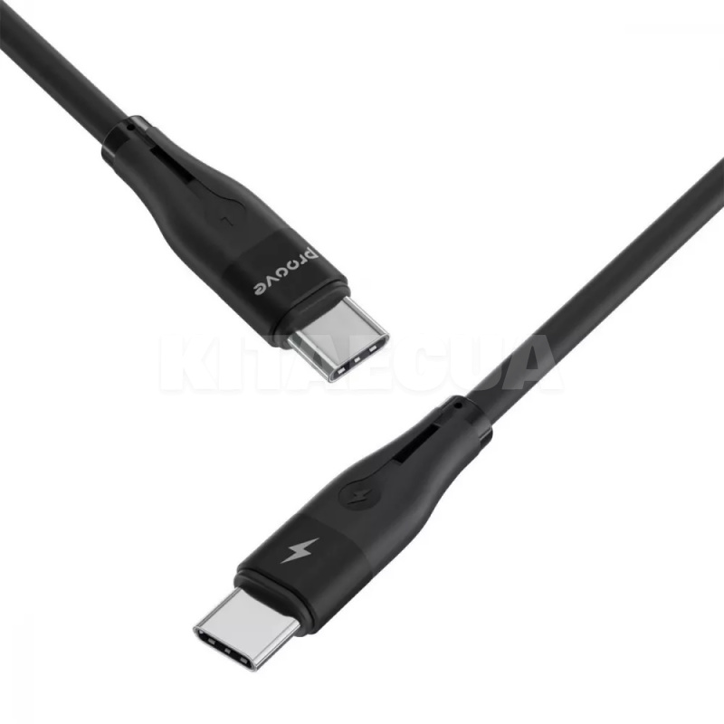 Кабель Type-C Type-C 60W 1м Soft Silicone черный PROOVE (492070001) - 4
