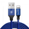 Кабель USB - Lightning 1.2м синий BASEUS (CALYW-13)