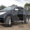 Дефлектори вікон (Вітровики) на Fiat Fullback (2016) 4 шт. HIC (M53-IJ)