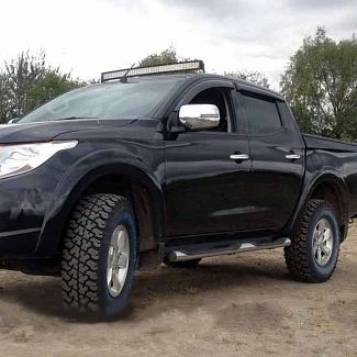 Дефлектори вікон (Вітровики) на Fiat Fullback (2016) 4 шт. HIC
