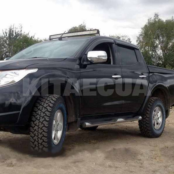 Дефлектори вікон (Вітровики) на Fiat Fullback (2016) 4 шт. HIC (M53-IJ)