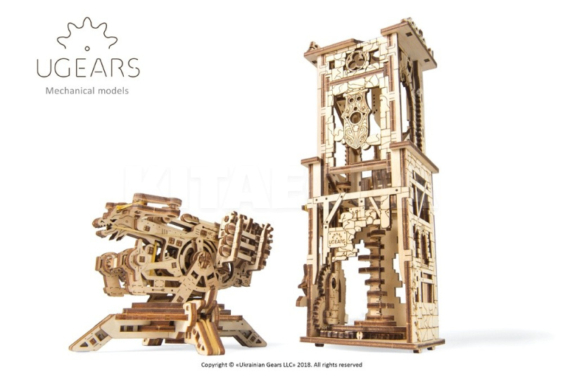 Механическая модель "Башня-Аркбаллиста" UGEARS (70048)
