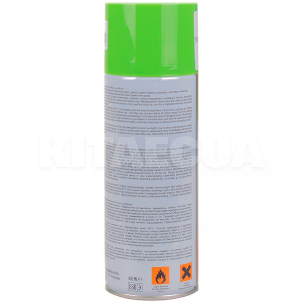 Фарба світло-зелена 450мл акрилова Decor Lux NOWAX (NX48027-NOWAX) - 2