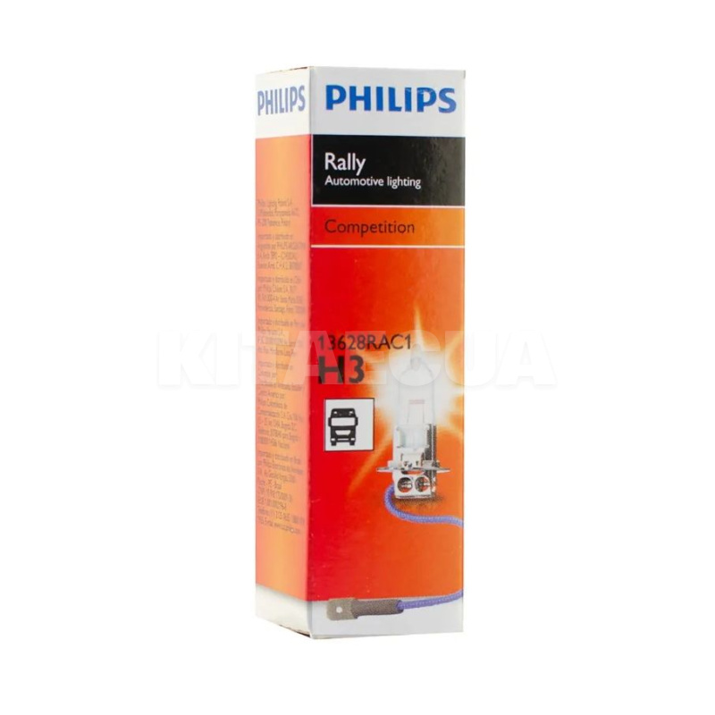Галогенна лампа H3 100W 24V Rally PHILIPS (13628RAC1)
