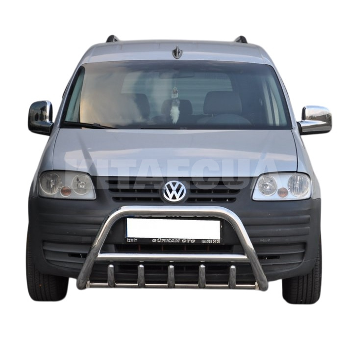 Кенгурятник WT003 Volkswagen Caddy 2004-2010 50мм нержавеющая сталь CAN (dug158222) - 3