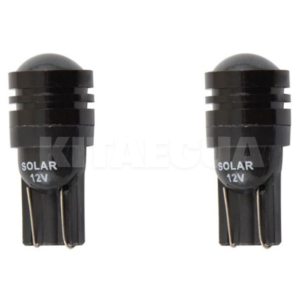 LED лампа для авто W2.1x9.5d 0.5W (комплект) Solar (LS289_B2)