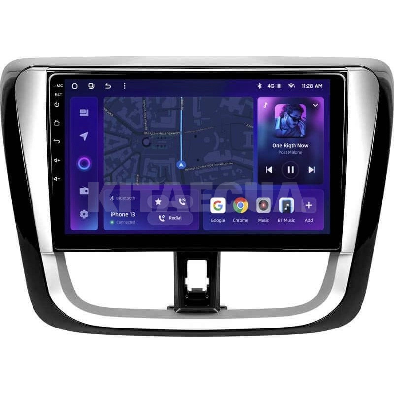 Штатна магнітола MOSS M2 4+32 Gb 10" Toyota Vios Yaris L 2016-2019 AMS (49731)