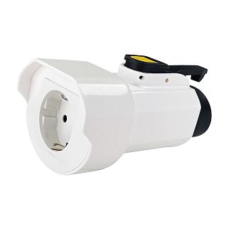 Переходник для зарядной станции (разрядник) Type1 - Schuko V2L (розетка) 3.5 кВт 16А EVqiaoyi