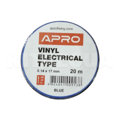 Изолента синяя 20 м x 17 мм APRO (2307)