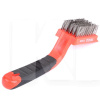 Щітка з металу 5-рядна нержавіюча сталь з пластиковою ручкою YATO (YT-6340)