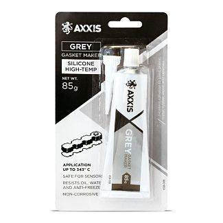 Герметик автомобільний формувач прокладок 85г силіконовий сірий AXXIS