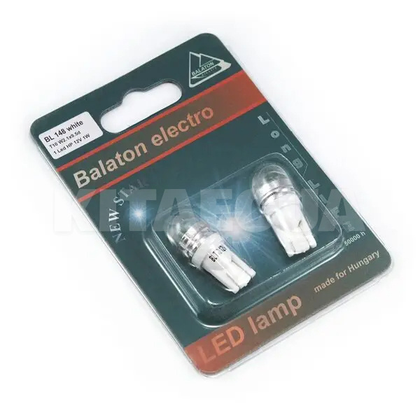 LED лампа для авто BL-148 T10 1W (комплект) BALATON (131272) - 2