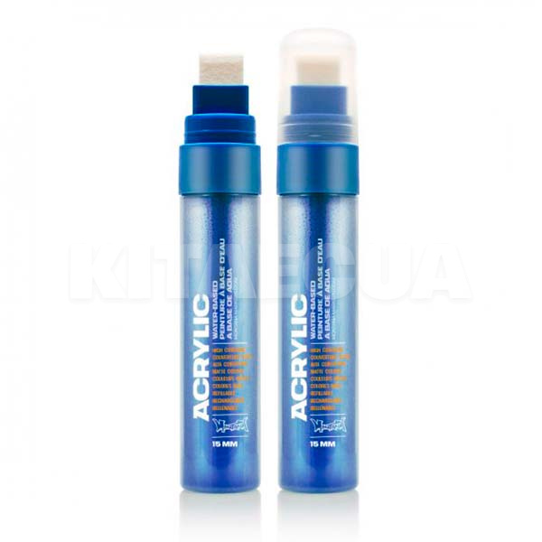 Маркер акриловый 15мм Shock Blue Dark MONTANA (323331) - 3