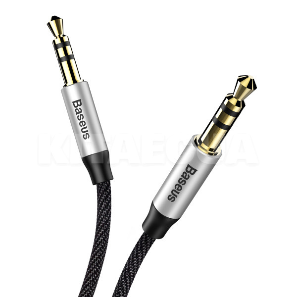 Кабель mini Jack 3.5 мм - mini Jack 3.5 mm Yiven Audio Cable M30 1.5м чорний BASEUS (CAM30-CS1) - 9