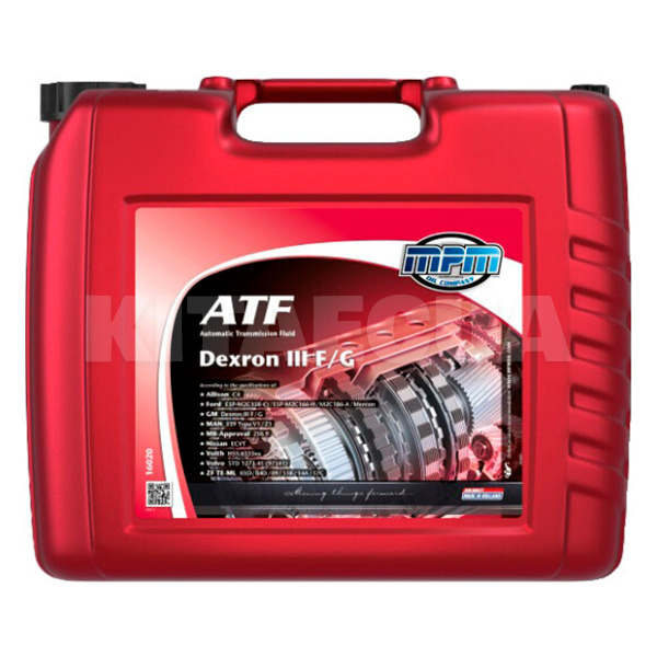 Масло трансмиссионное синтетичекое 20л ATF MPM (MPM 16020)