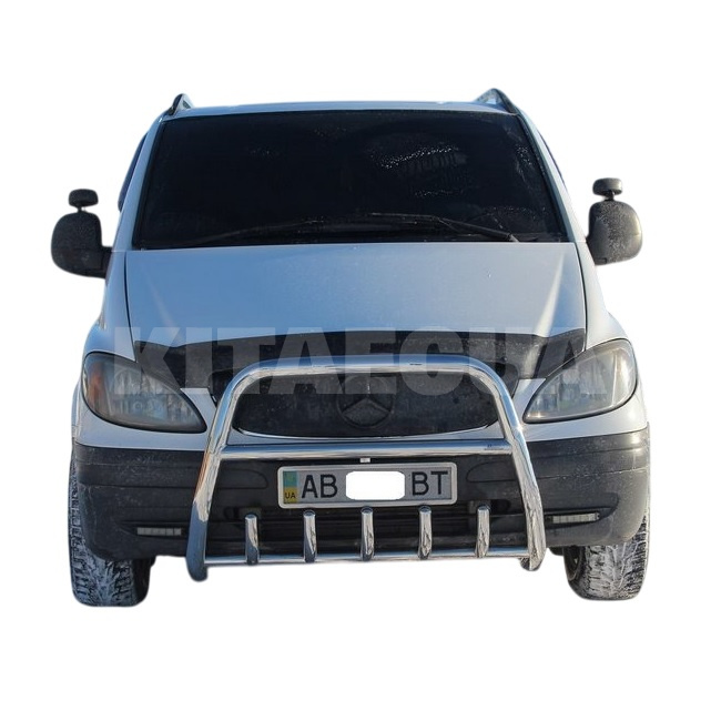 Кенгурятник XL-WT025 Mercedes Vito W639 2004-2014 нержавеющая сталь CAN (dd29390) - 4