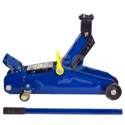 Домкрат гидравлический подкатной до 2т (128-300мм) пластиковый кейс VITOL (ДП-20007К) - 4