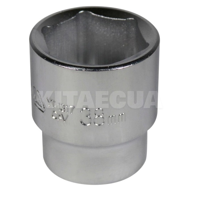 Головка торцевая 6-гранная 38 мм 3/4" 60 мм YATO (YT-1317)