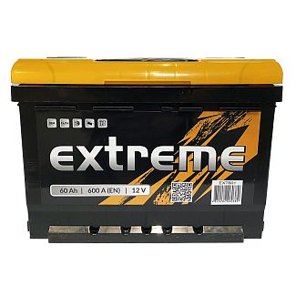 Аккумулятор автомобильный 60Ач 600А "+" справа EXTREME