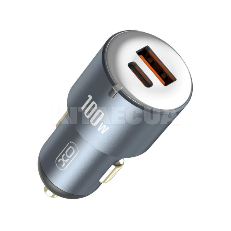 автомобільний зарядний пристрій USB+Type-C 3А XO (XO-CC47-BK) - 4