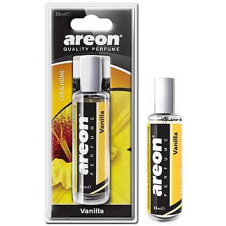 Ароматизатор "ваниль" 35мл Parfume SPREY Vanilla с пластинкой AREON