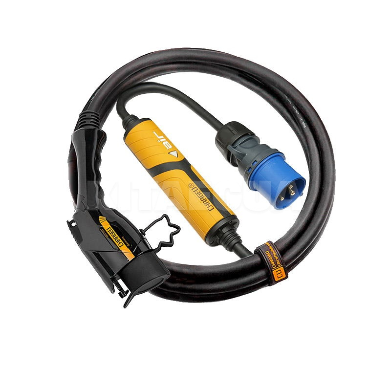 Зарядка для электромобиля 7.4 кВт 32A 1-фаза Type 1 (американское авто) Air ChargeU на HYUNDAI Kona Electric (CS-A113) - 3
