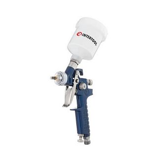 Краскопульт пневматический HVLP MINI 1мм 3 бар бачок 125мл Intertool